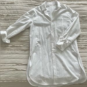 White cotton shirt